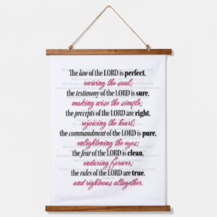 Psalm 19 wall tapestry