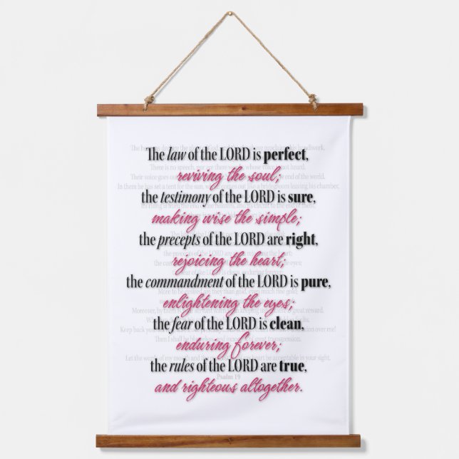 Psalm 19 wall tapestry (Front)