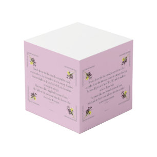 PSALM 1:1-3 Botanic Design, Cube