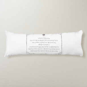 Psalm 1-1-3, Do Not Walk in Step with Sinners, Body Pillow
