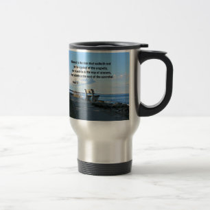 Psalm 1:1 Blessed is the man that walketh not... Travel Mug