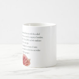 Psalm 1, Law day and Night, Streams of Waters, Magic Mug