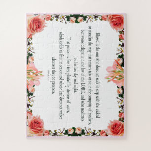 Psalm 1, Law day and Night, Yields its Fruit, Jigsaw Puzzle