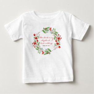 Psalm 23 : 1 - Bible Verse - Baby Top