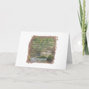 PSALM 23:1 - Greeting Card