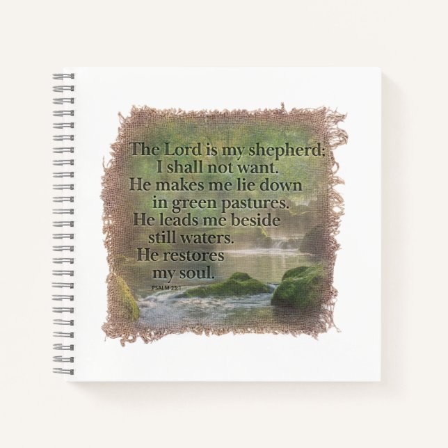 PSALM 23:1 - Journal (Front)