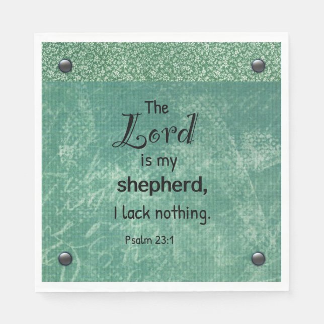 Psalm 23:1 Luncheon Napkins - Set of 50 (Front)
