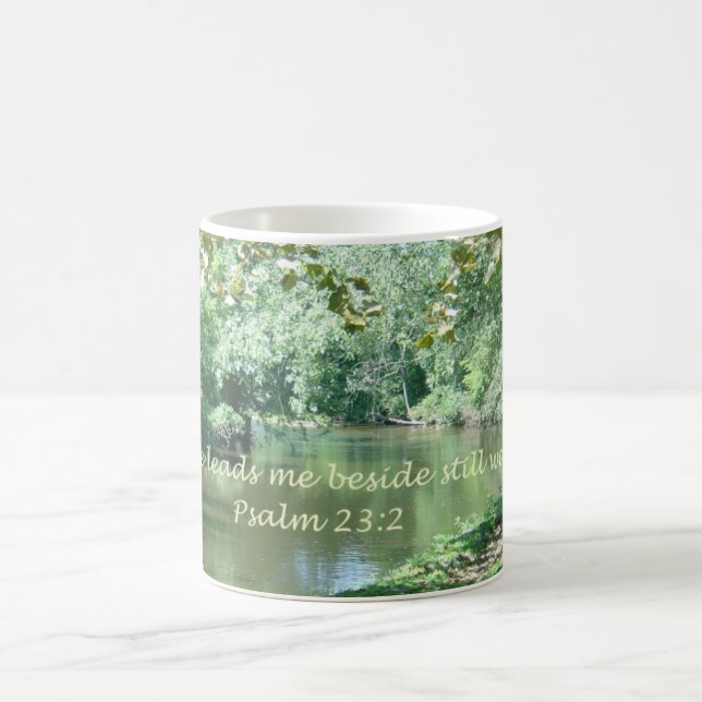 Psalm 23:2 Coffee Mug (Center)