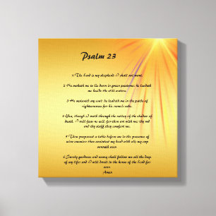 Psalm 23  canvas print