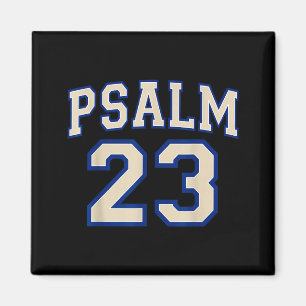 Psalm 23 Christian Faith Ivory And Blue Varisty Le Magnet