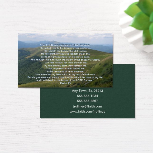 Psalm 23 | Christian Inspirational (Desk)