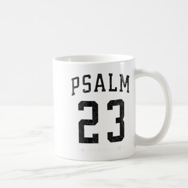 Psalm 23 Jersey  Coffee Mug (Right)