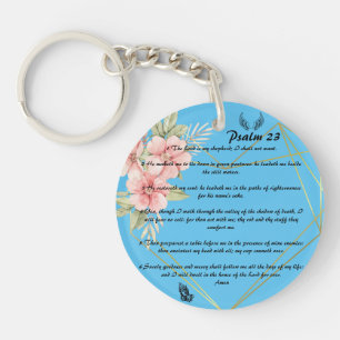 Psalm 23  keychain