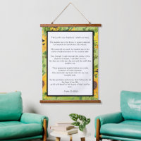 Psalm 23 Lord is My Shepherd Sunflowers