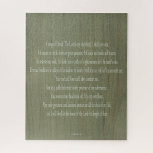 Psalm 23, Lord, Wood Pattern, 520 pcs, Hard Puzzle