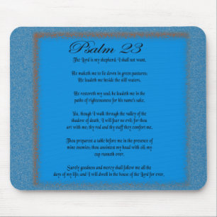 Psalm 23 mouse pad