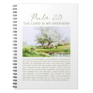 Psalm 23 NIV The Lord is My Shepherd Notebook