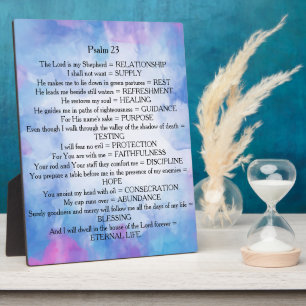 Psalm 23 plaque