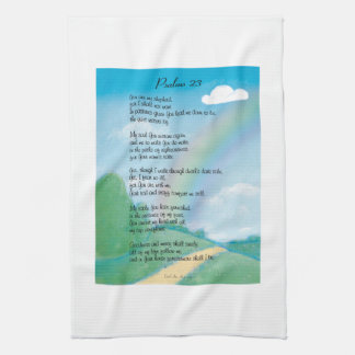 Psalm 23 Poem Kitchen Towel