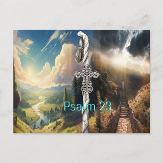 Psalm 23 postcard