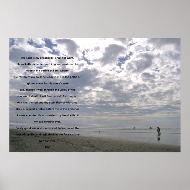 Psalm 23 poster (Front)