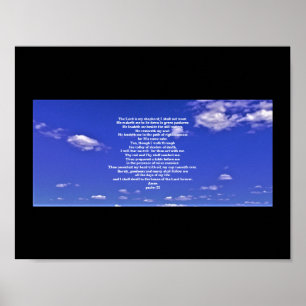 PSALM 23 POSTER
