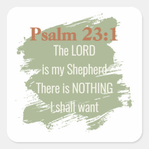 Psalm 23 Sticker Sheet 