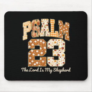 Psalm 23 The Lord Is My Shepherd Christian Fall Th Mouse Pad