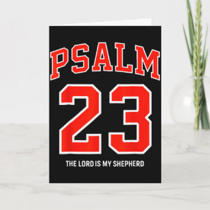 Psalm 23 The Lord Is My Shepherd Christian Footbal Card