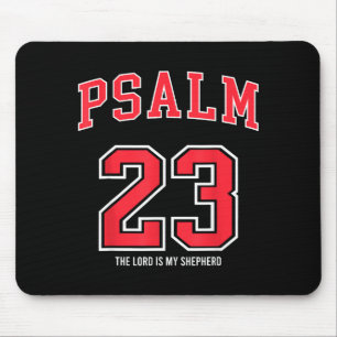 Psalm 23 The Lord Is My Shepherd Christian Footbal Mouse Pad