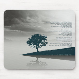 Psalm 23 - The LORD is my shepherd Mouse Pad