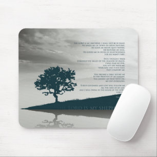 Psalm 23 - The LORD is my shepherd Mouse Pad