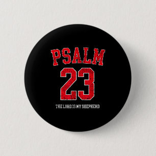Psalm 23 The Lord Is My Shepherd Vintage Christian 2 Inch Round Button