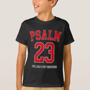Psalm 23 The Lord Is My Shepherd Vintage Christian T-Shirt