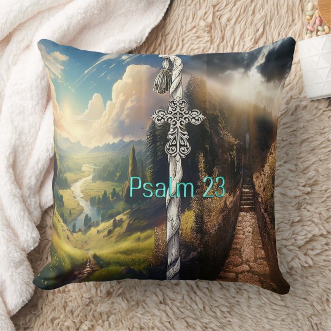 Psalm 23 throw pillow (Blanket)