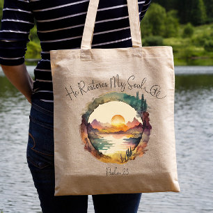 Psalm 23 tote bag