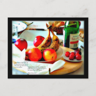 Psalm 23 v 5, 6 Postcard