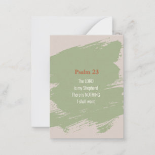 Psalm 23 Verse Card