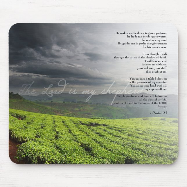 Psalm 23 & Vines Mousepads (Front)