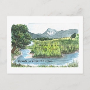 psalm 23 visual postcard
