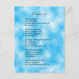 Psalm 23e carte postale