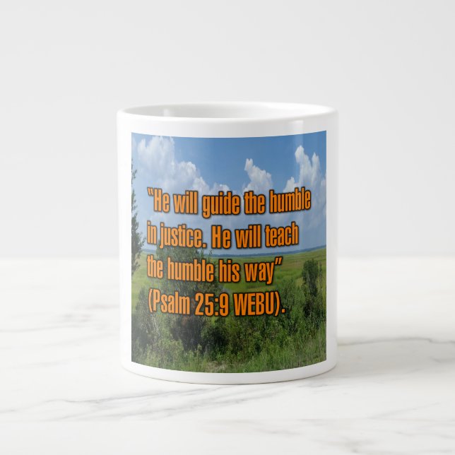 Psalm 25:9 WEBU Mug (Front)