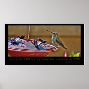 PSALM 27:14 Poster