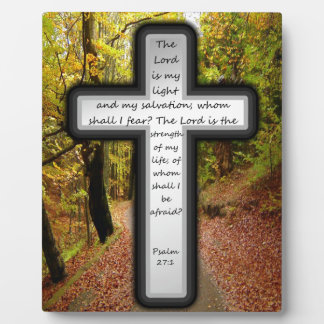 Psalm 27:1 plaque