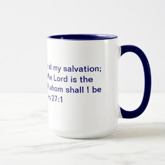 Psalm 27:1 Ringer Mug
