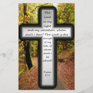 Psalm 27:1 stationery