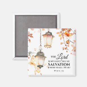 Psalm 27:1 The Lord is my Light & Salvation Bible Magnet