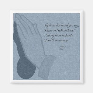 Psalm 27:8 magnet