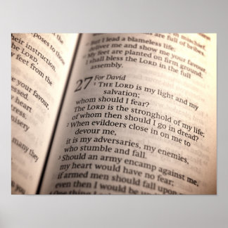 Psalm 27 Print (version 1)