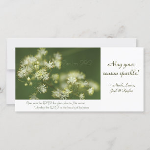 Psalm 29:2 Scripture photocard Holiday Card